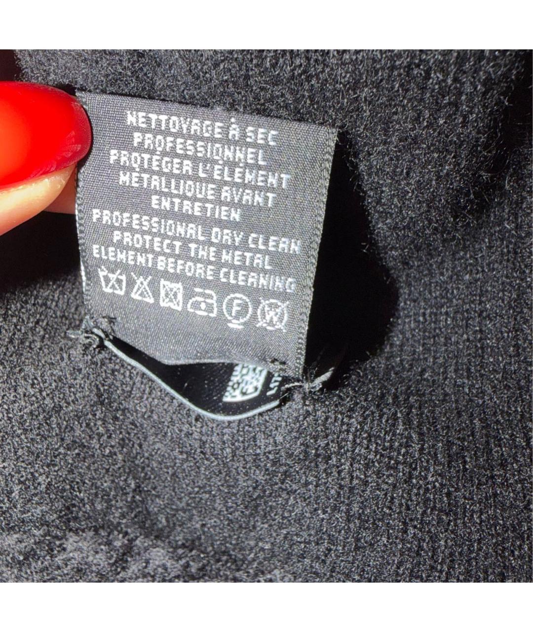 CHANEL Черная кашемировая шапка, фото 5