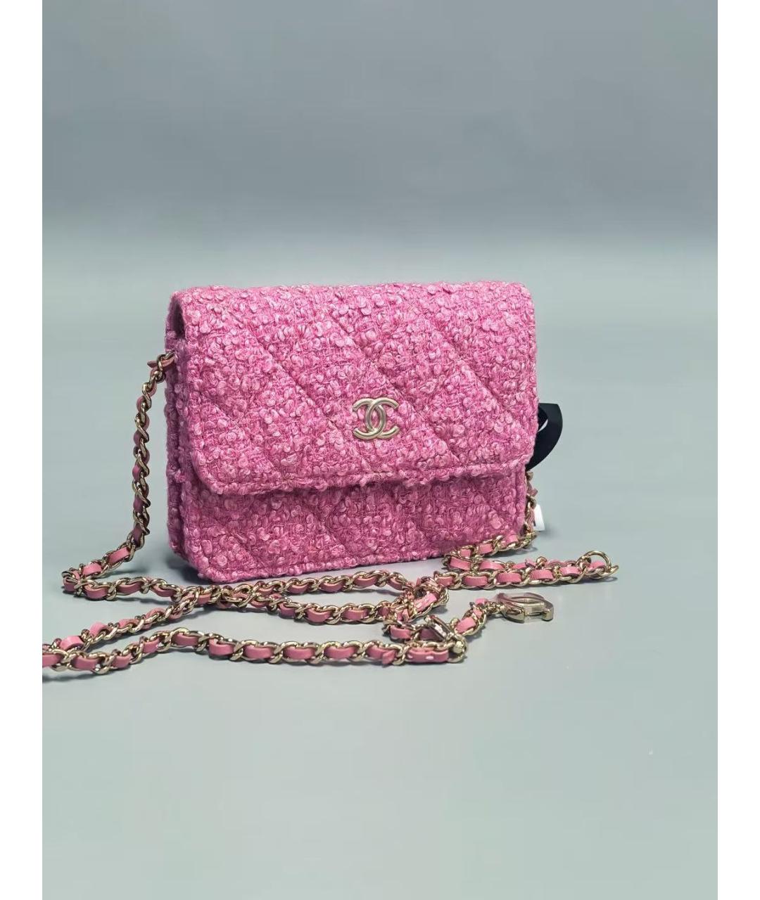 CHANEL Розовая сумка через плечо, фото 2