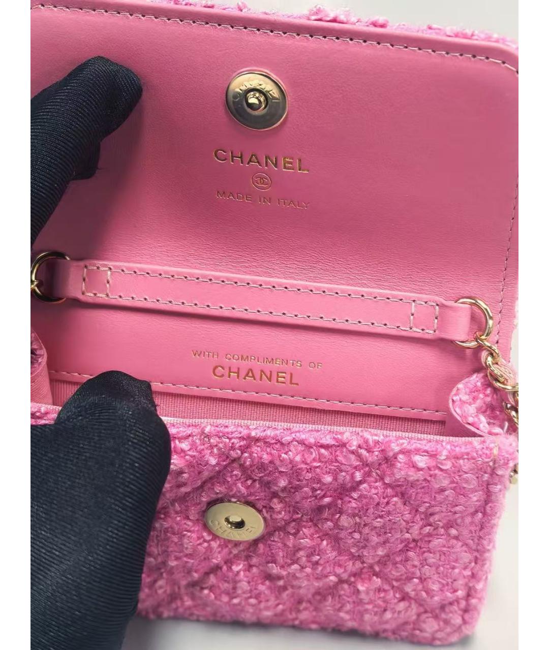 CHANEL Розовая сумка через плечо, фото 3