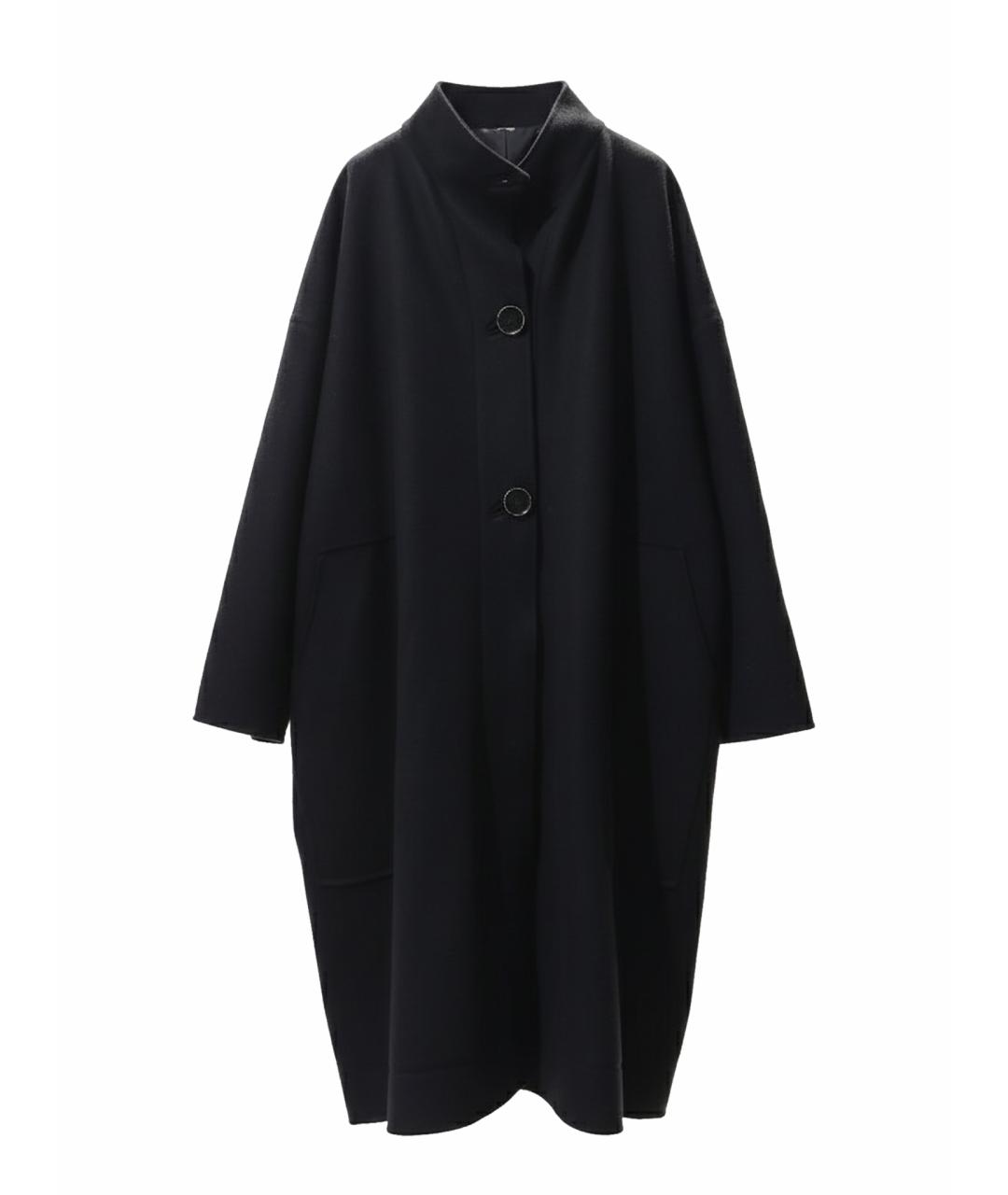 GENTRY PORTOFINO Темно-синее шерстяное пальто, фото 1