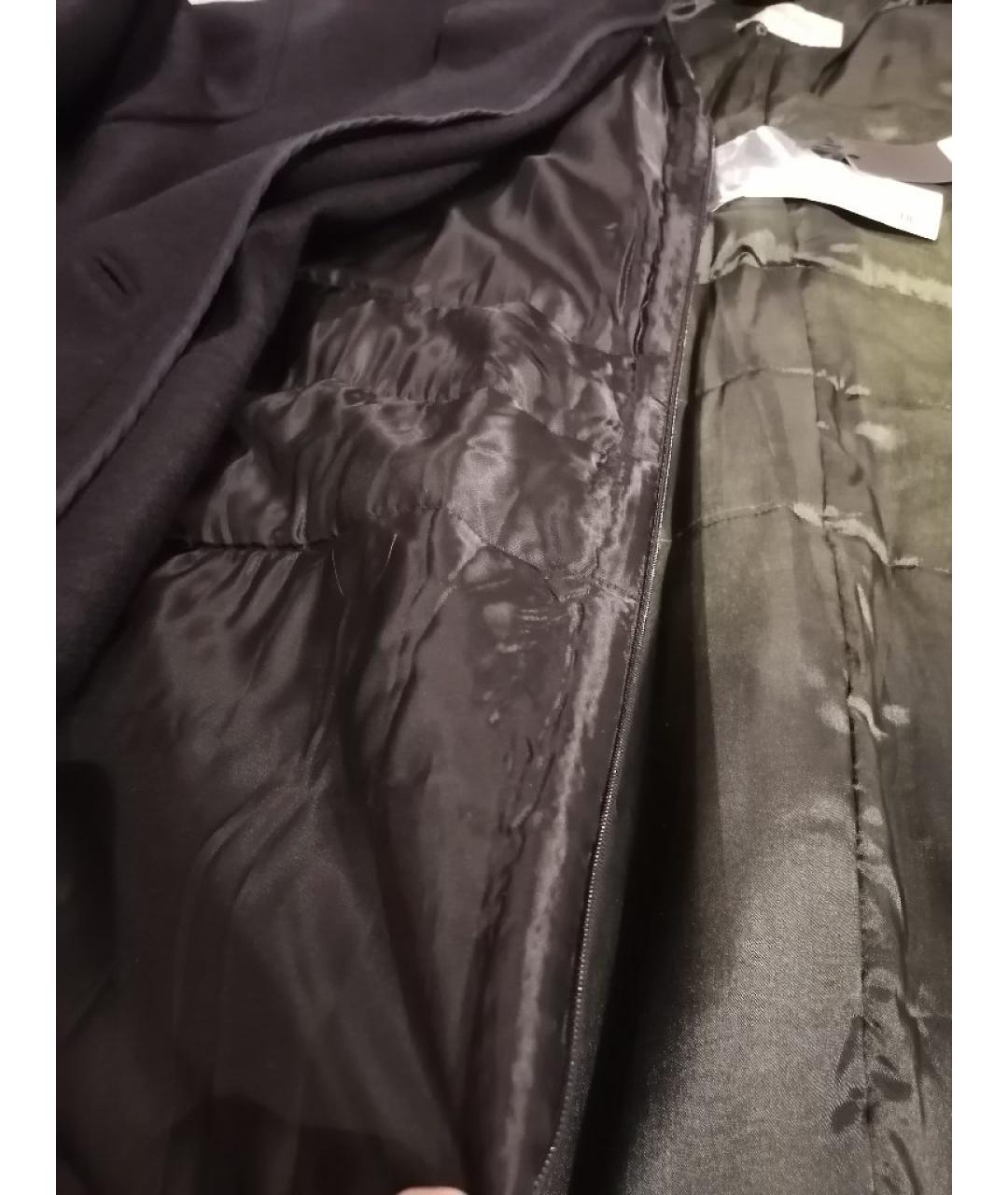 GENTRY PORTOFINO Темно-синее шерстяное пальто, фото 7