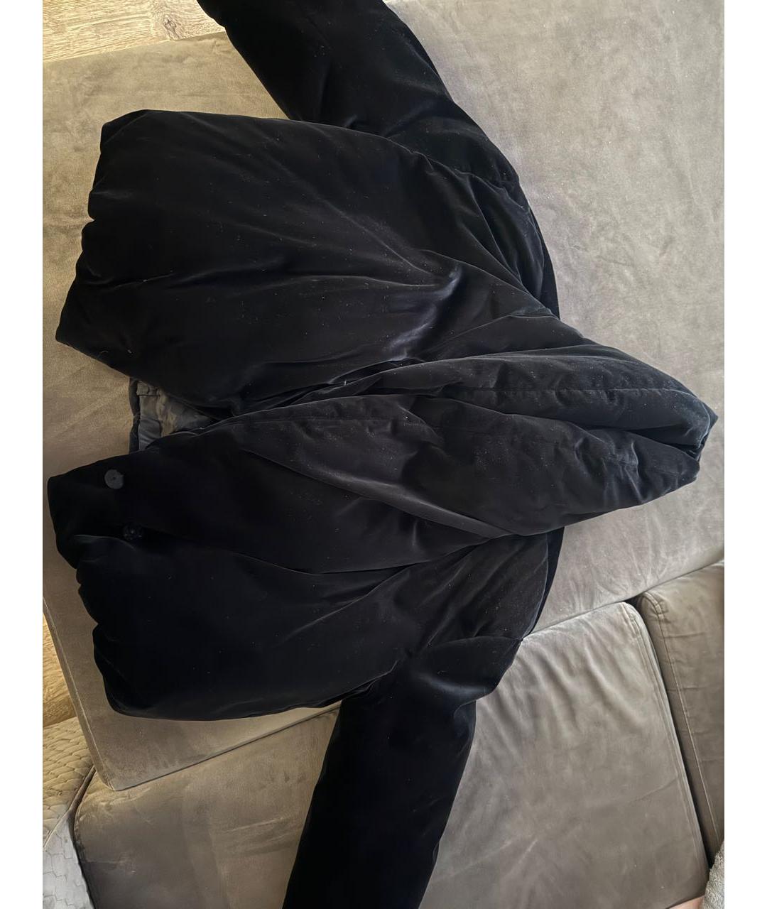 ANTONELLI FIRENZE Черный бархатный пуховик, фото 7