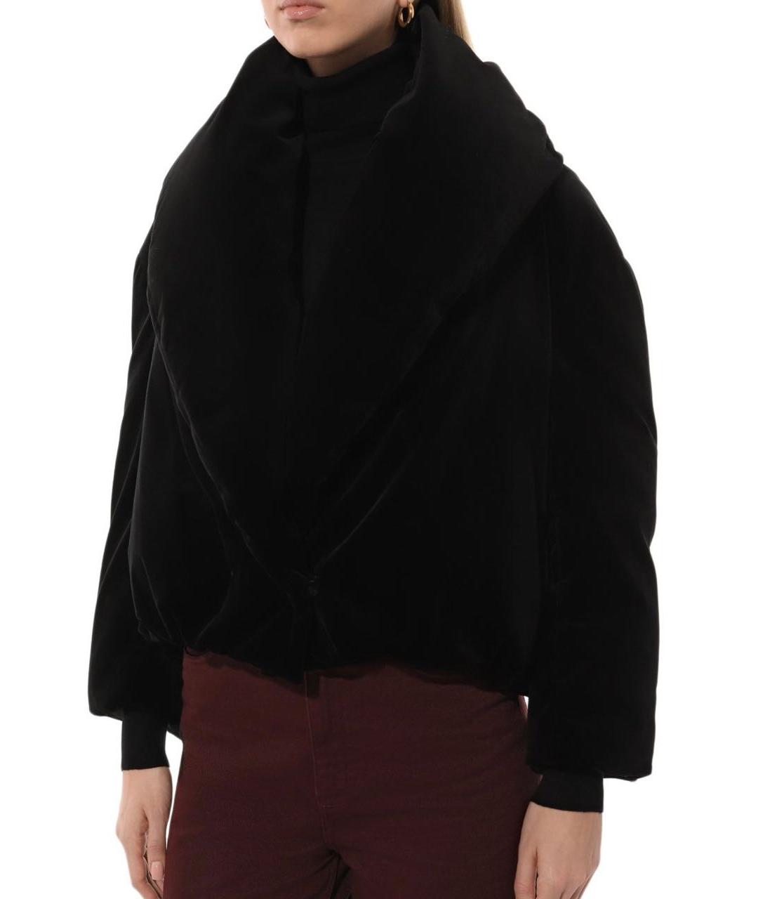 ANTONELLI FIRENZE Черный бархатный пуховик, фото 4