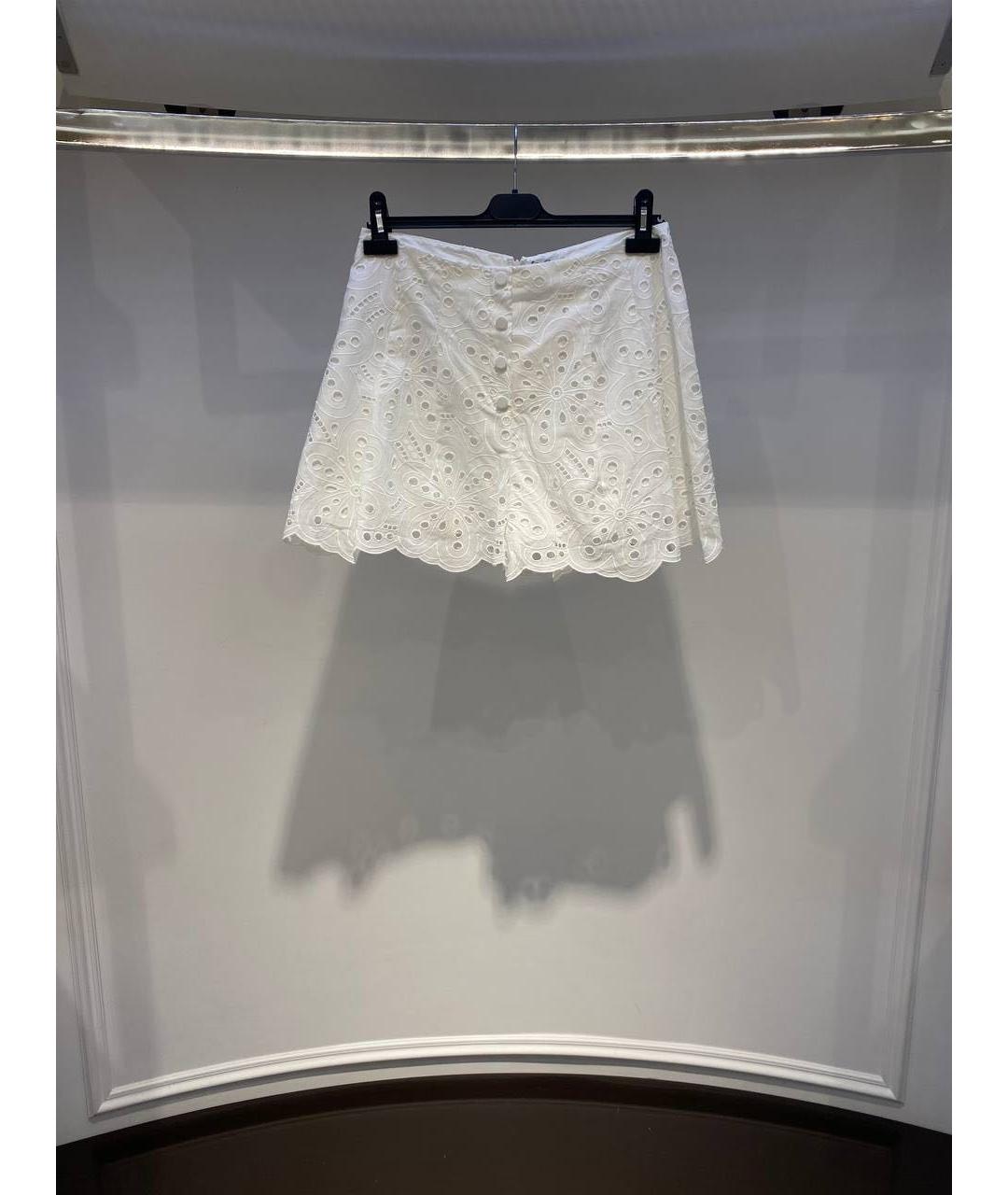 CHARO RUIZ Белые хлопковые шорты, фото 3