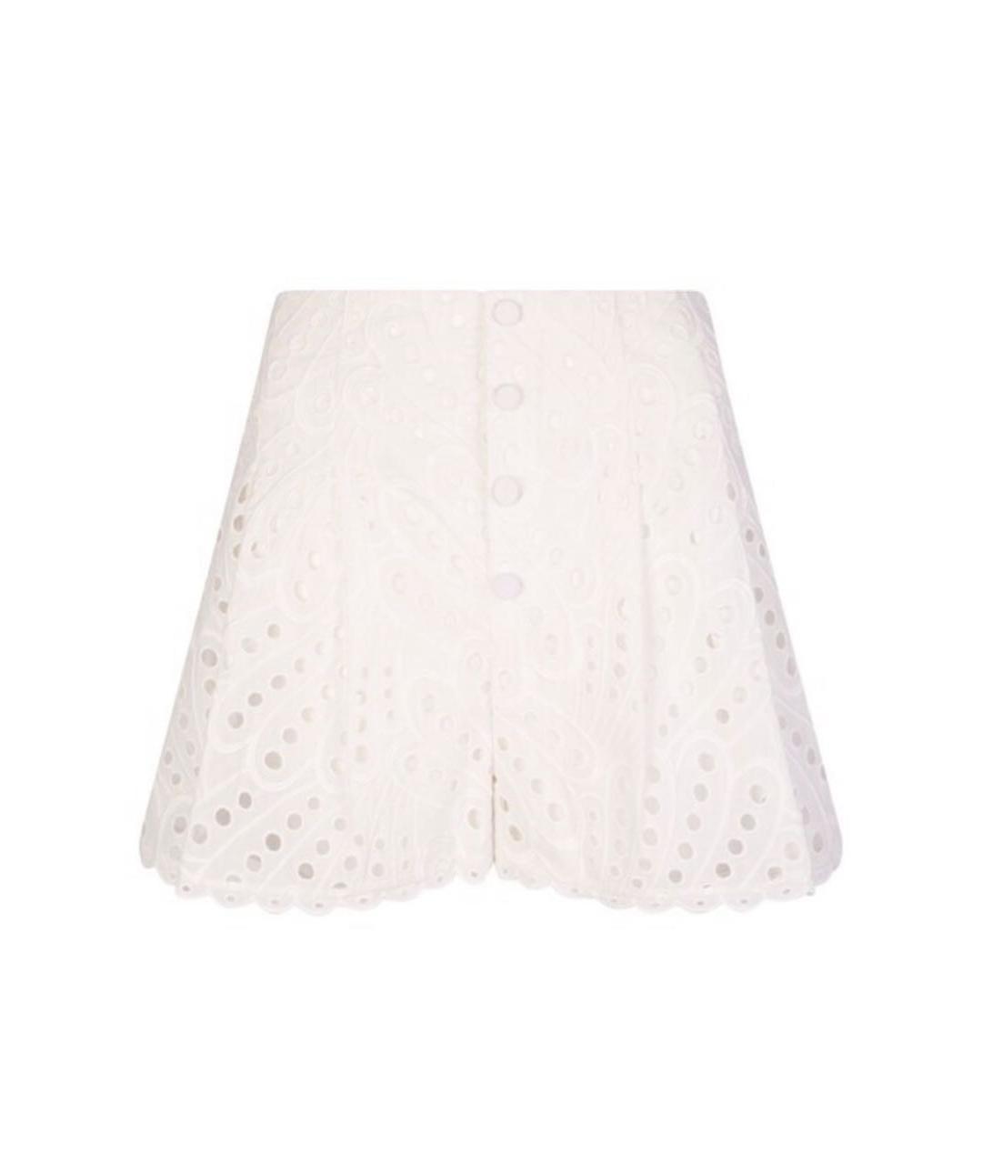 CHARO RUIZ Белые хлопковые шорты, фото 1