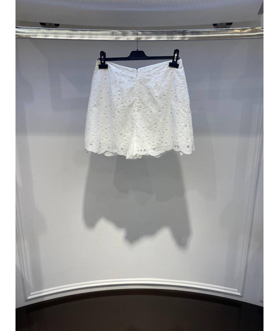 CHARO RUIZ Белые хлопковые шорты, фото 2