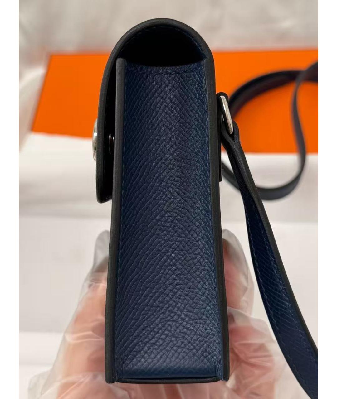 HERMES Голубой кошелек, фото 3