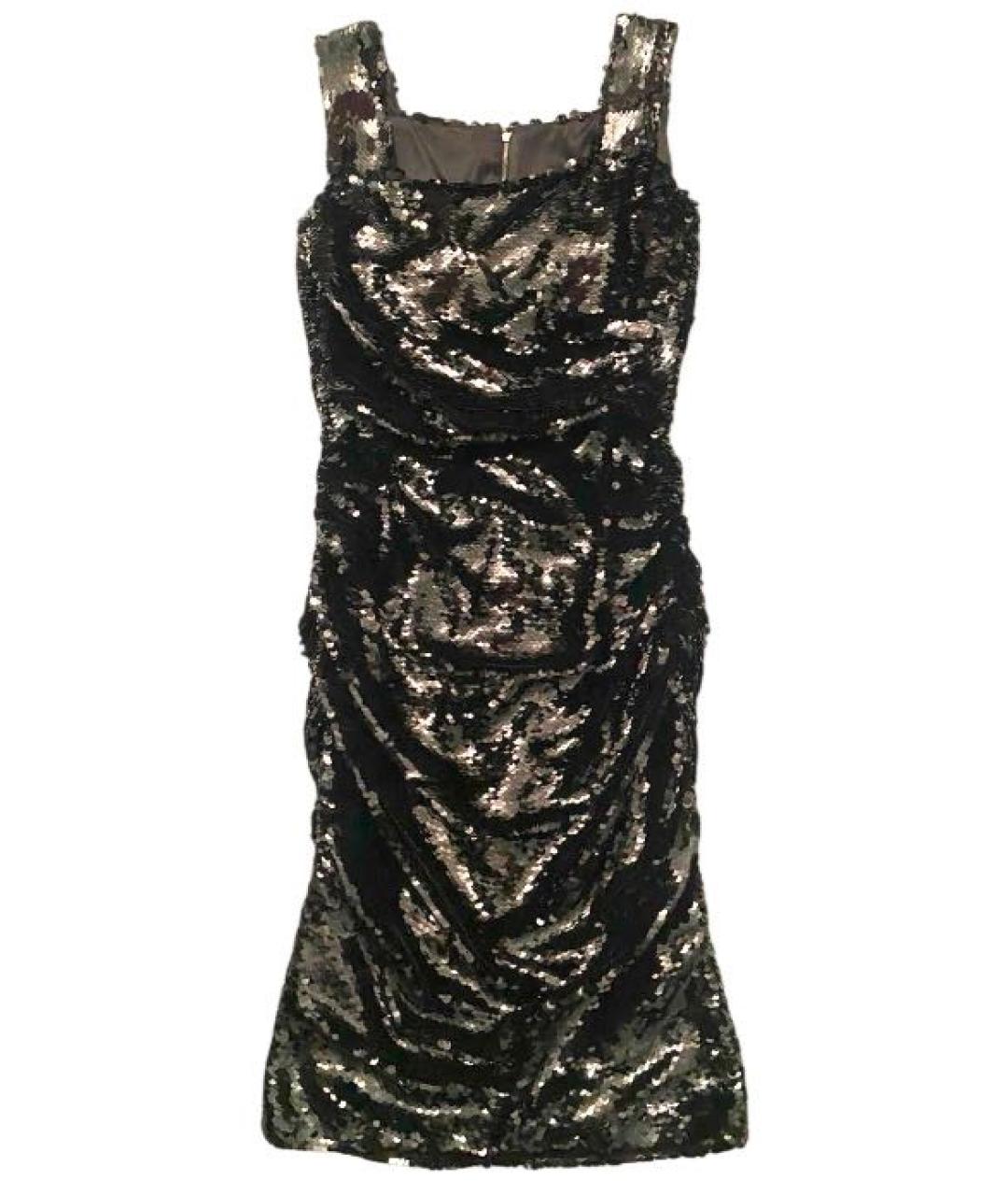 DOLCE&GABBANA Черное вечернее платье, фото 7