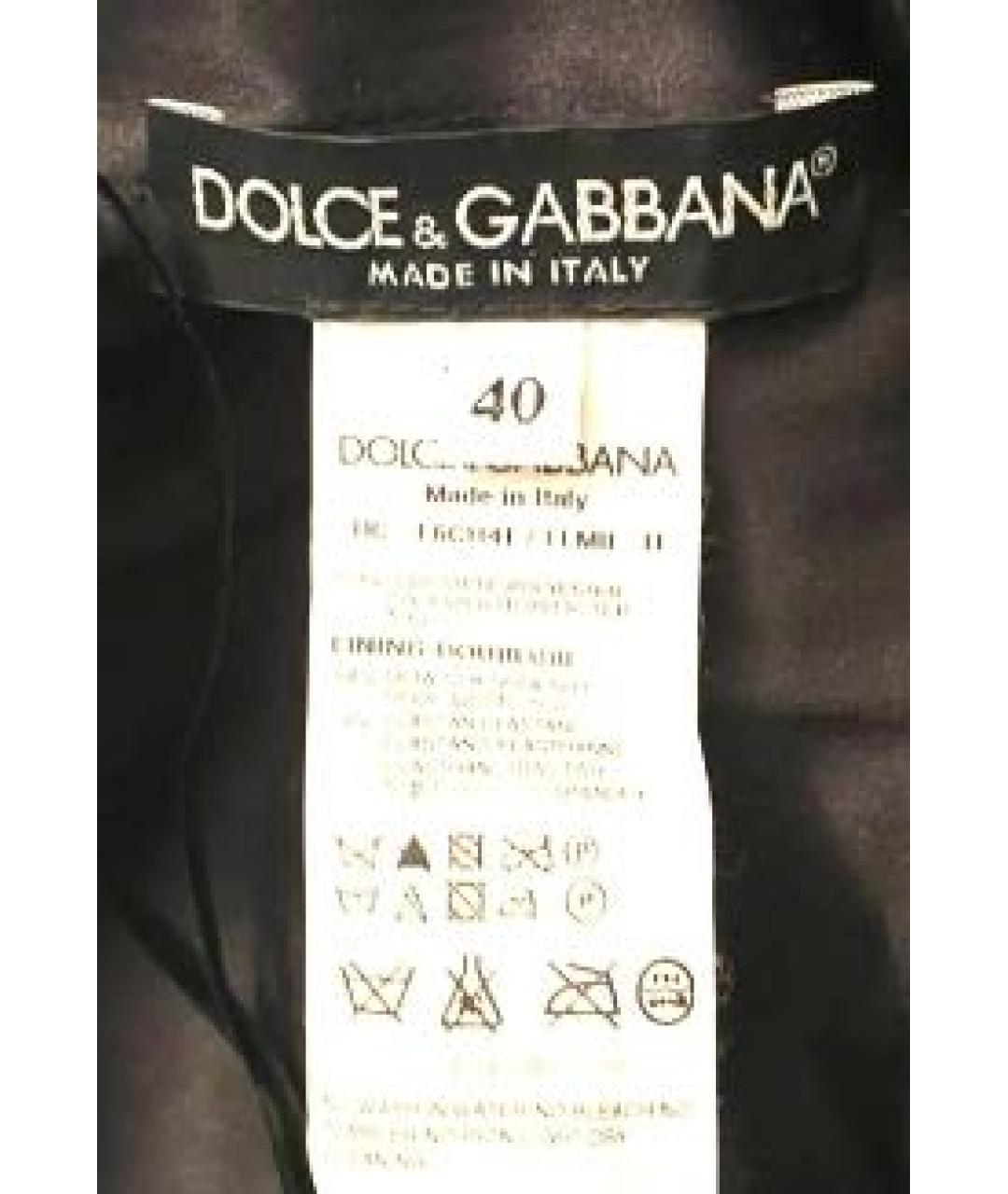 DOLCE&GABBANA Черное вечернее платье, фото 5