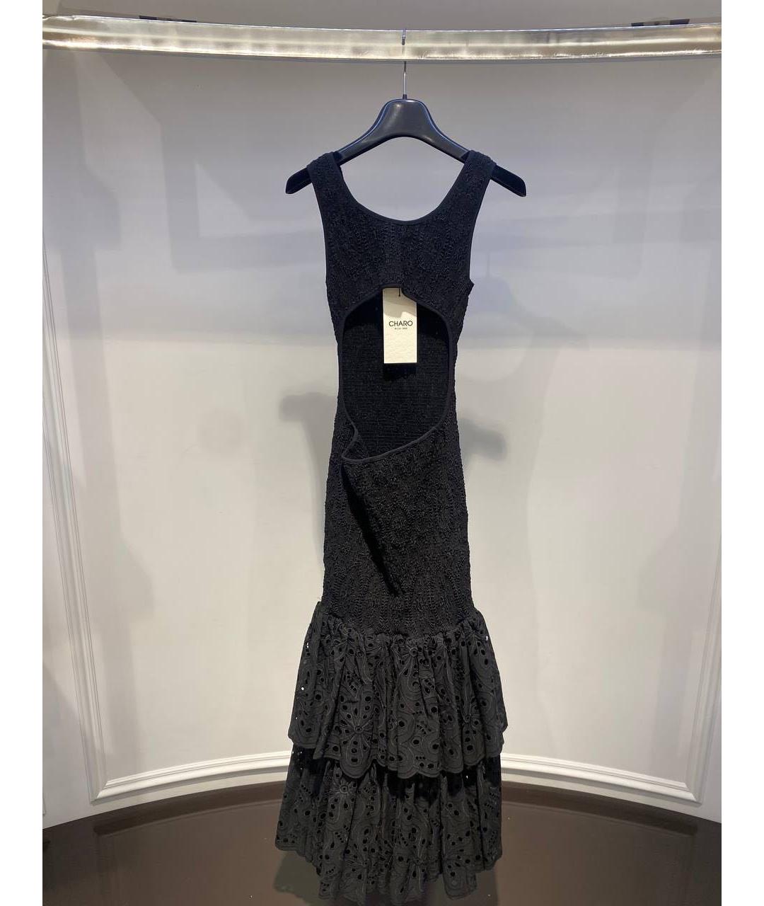 CHARO RUIZ Черное повседневное платье, фото 2