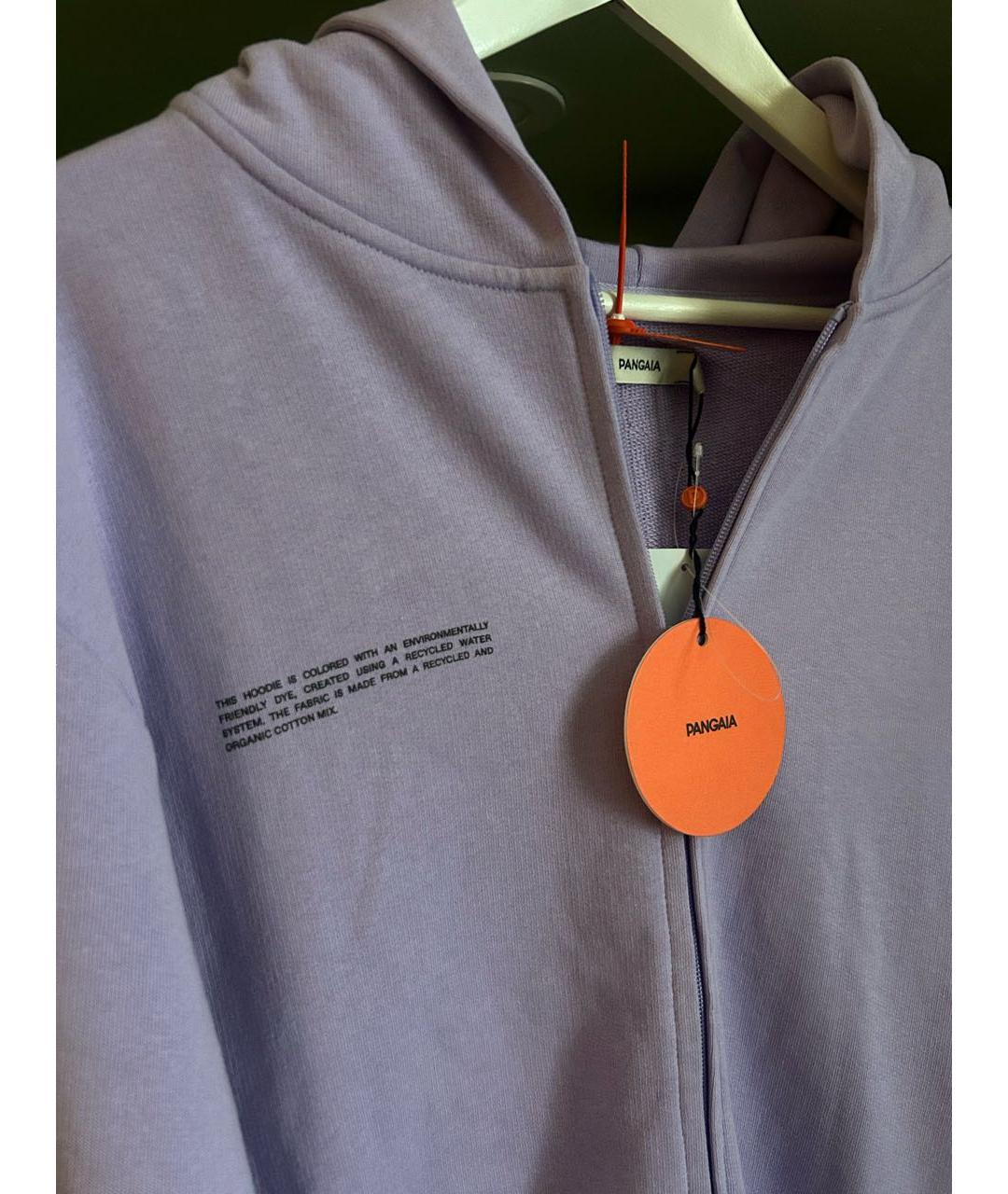 THE PANGAIA Фиолетовый хлопковый кардиган, фото 3