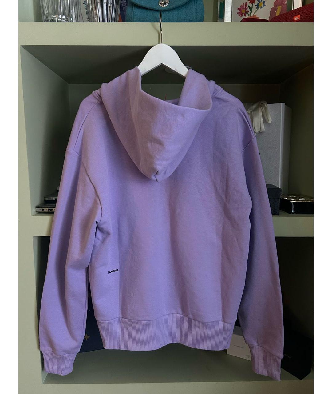 THE PANGAIA Фиолетовый хлопковый кардиган, фото 2
