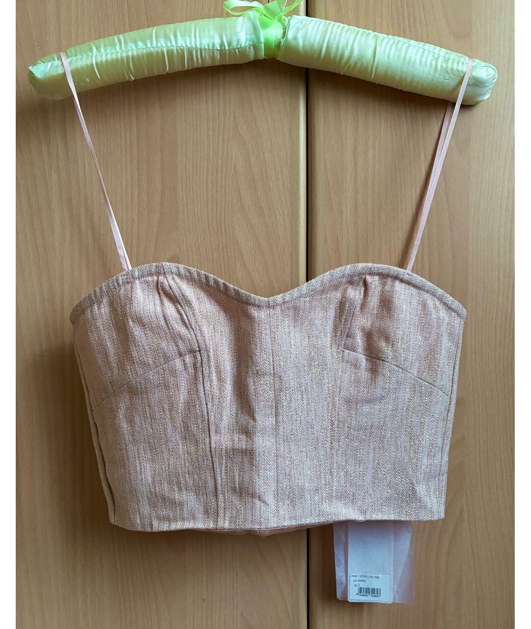 FORTE FORTE Розовая льняная блузы, фото 2