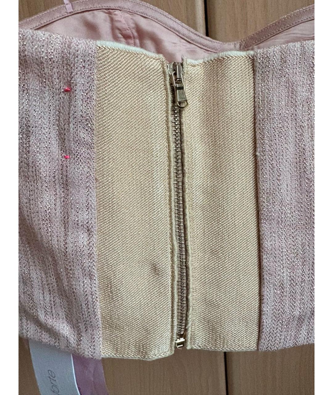 FORTE FORTE Розовая льняная блузы, фото 8