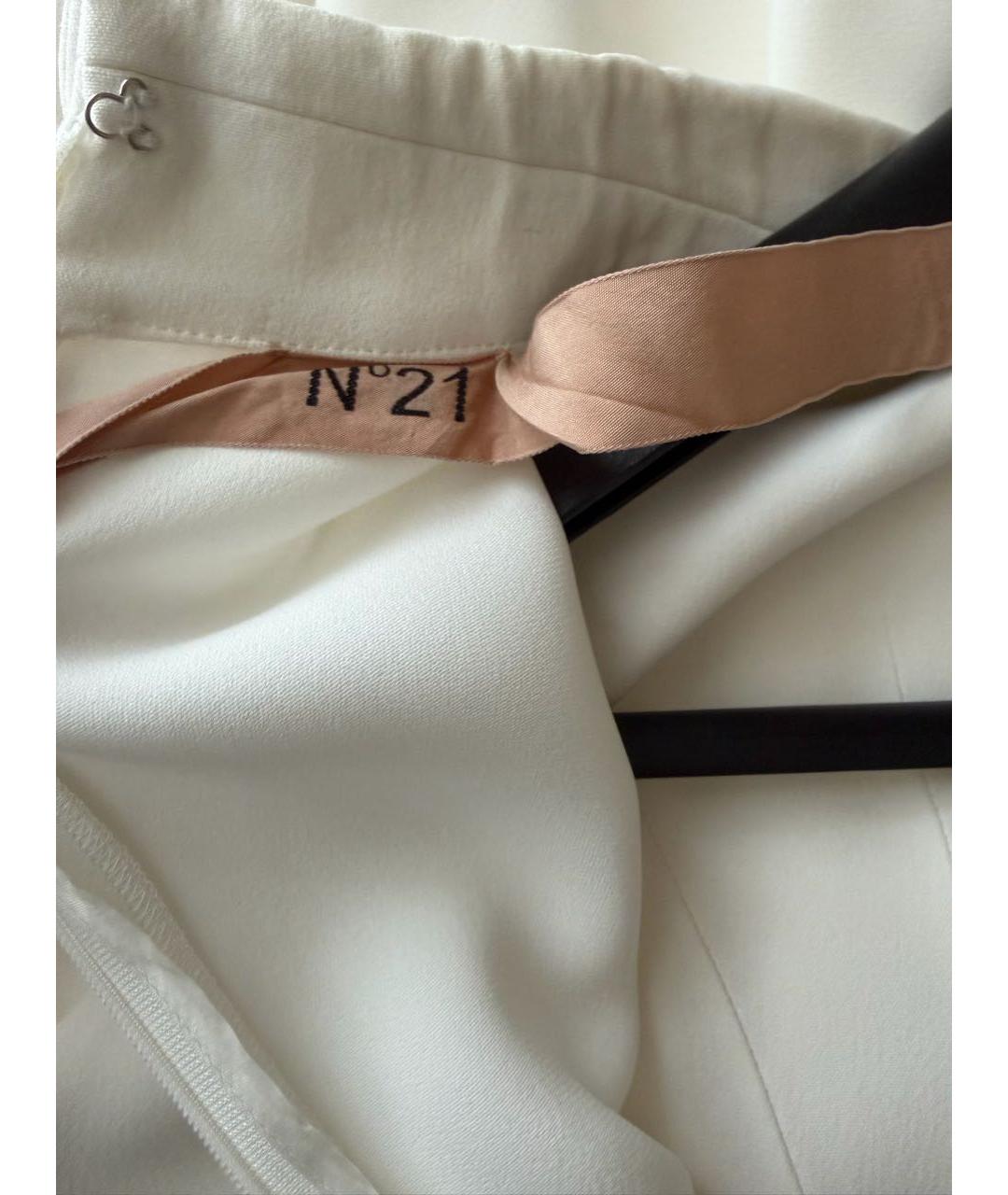 NO. 21 Белое коктейльное платье, фото 7