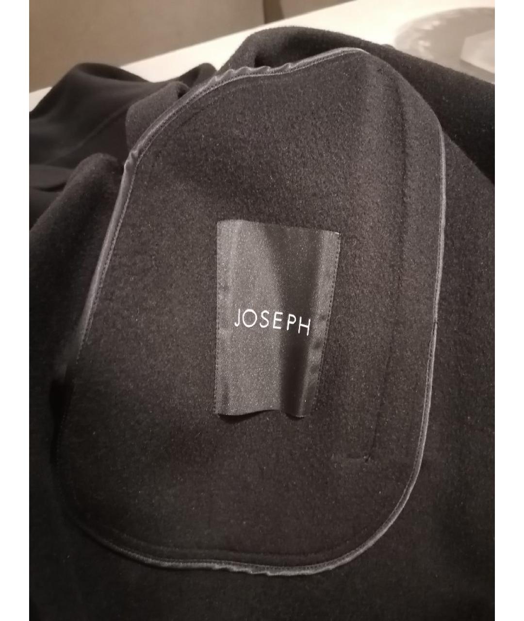JOSEPH Черное шерстяное пальто, фото 7