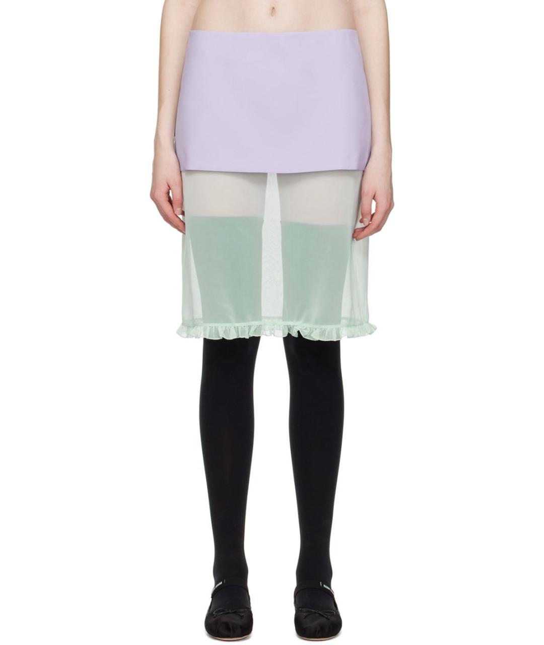 SANDY LIANG Мульти вискозная юбка миди, фото 7