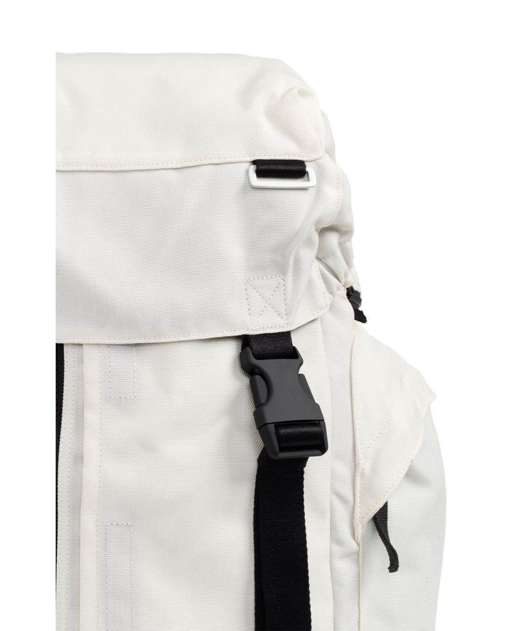 STONE ISLAND Белый тканевый рюкзак, фото 4