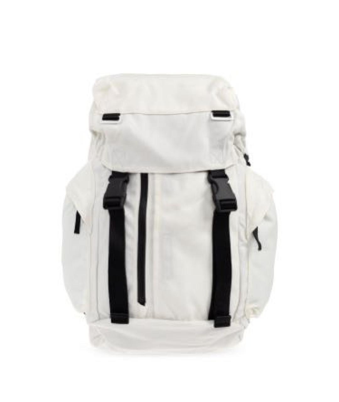 STONE ISLAND Белый тканевый рюкзак, фото 1