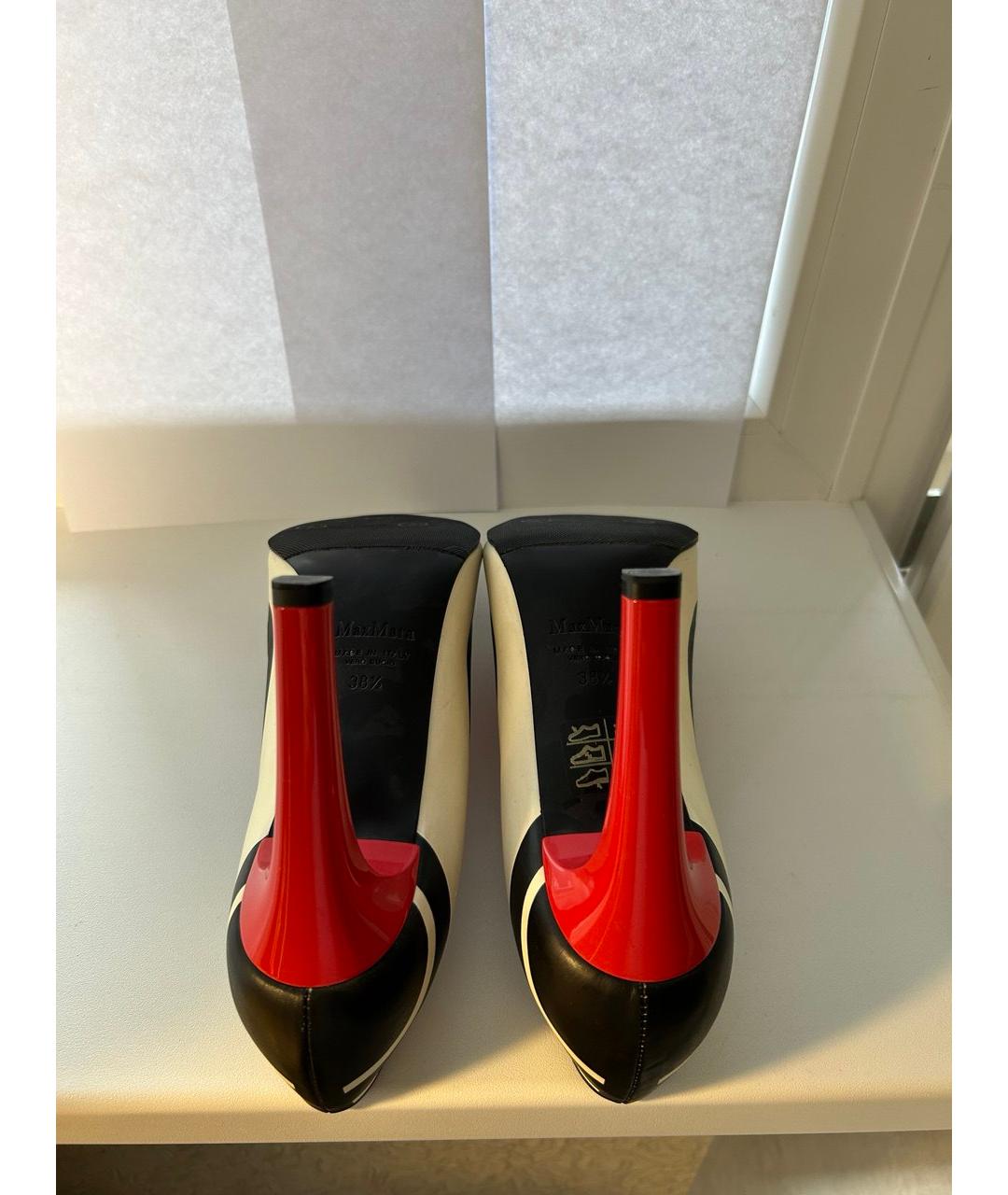 MAX MARA Мульти кожаные туфли, фото 6