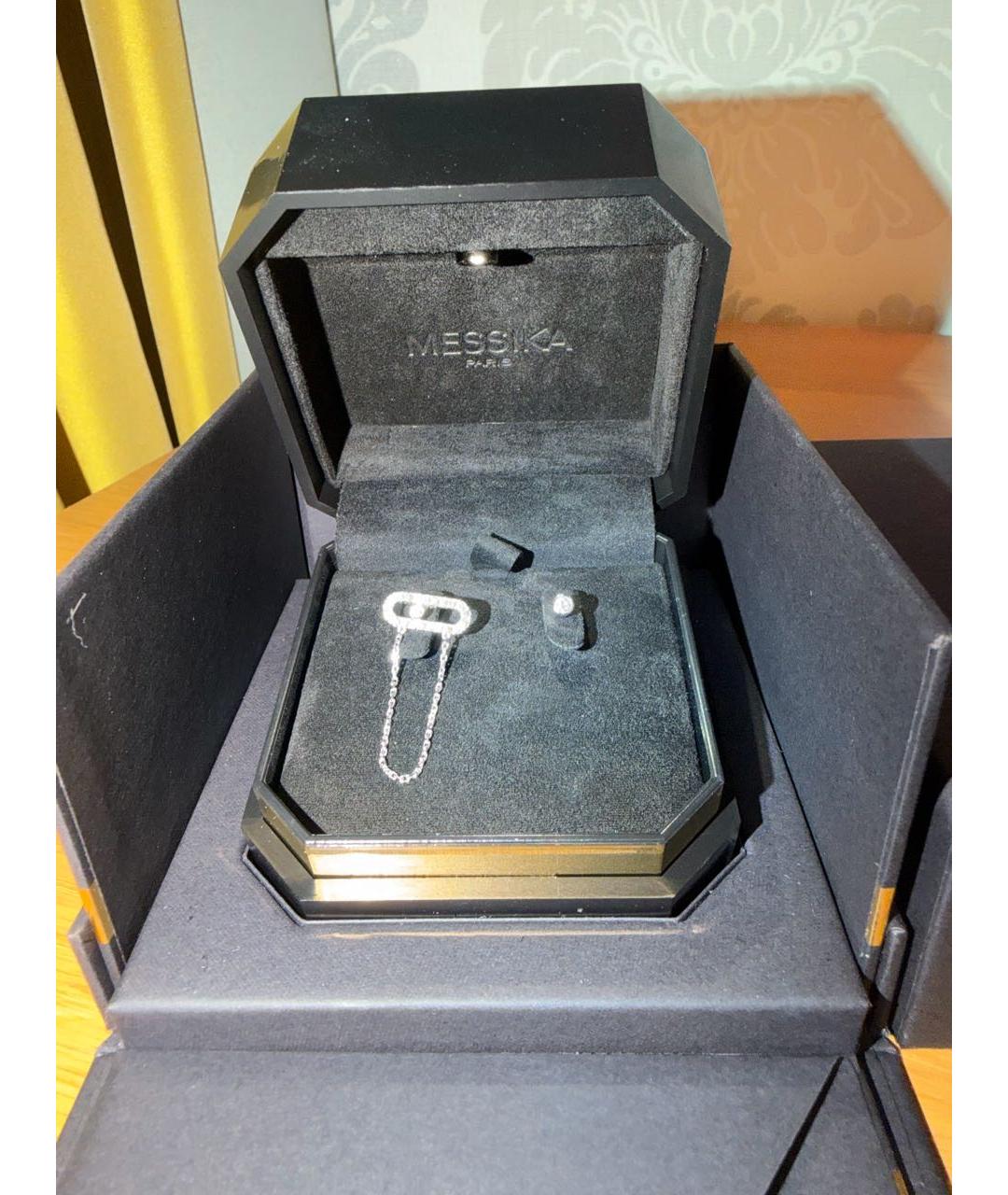 MESSIKA Белые серьги из белого золота, фото 3