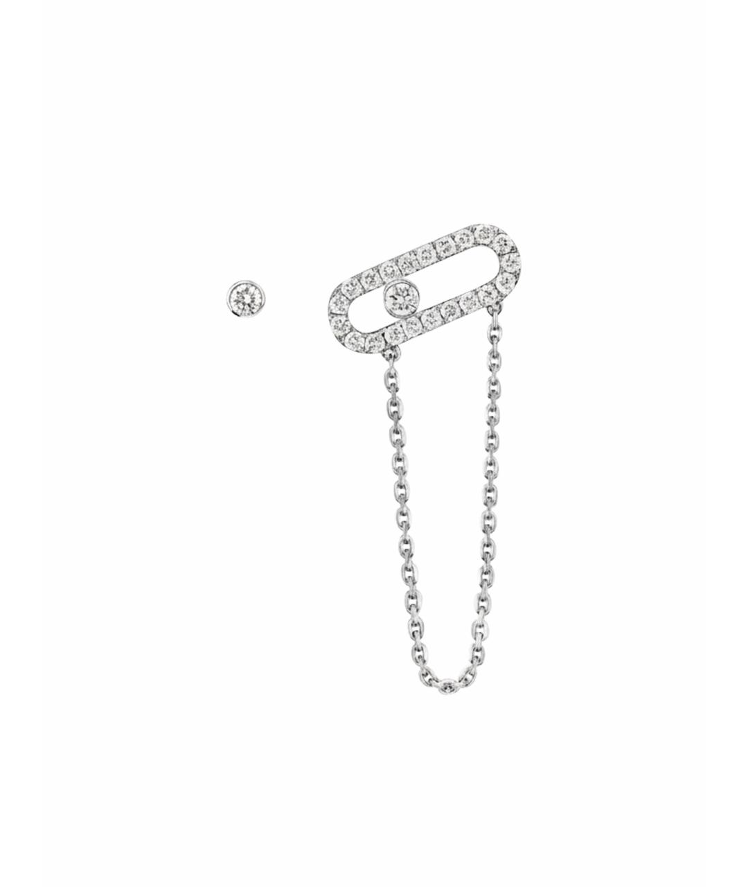 MESSIKA Белые серьги из белого золота, фото 1