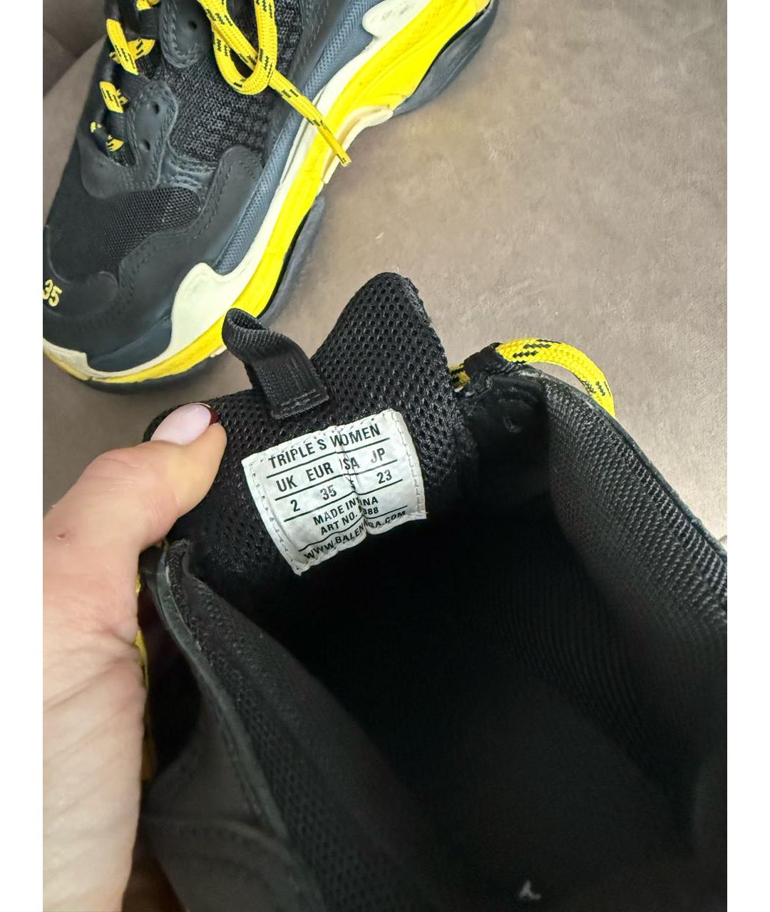 BALENCIAGA Черные кроссовки, фото 5