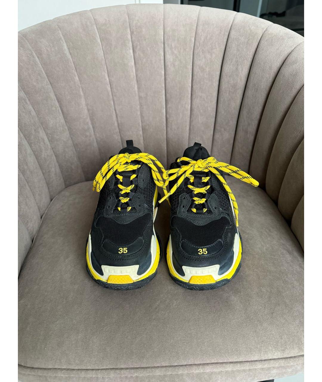 BALENCIAGA Черные кроссовки, фото 2