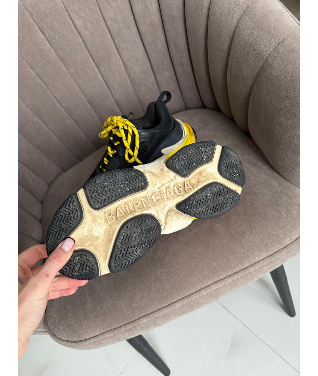 BALENCIAGA Черные кроссовки, фото 7