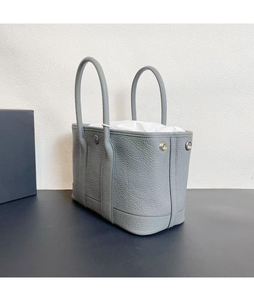 HERMES Кожаная сумка с короткими ручками, фото 4