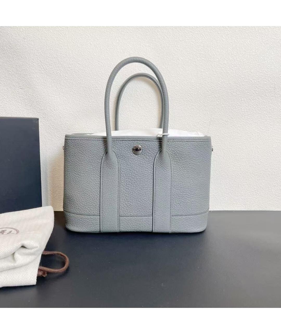 HERMES Кожаная сумка с короткими ручками, фото 2