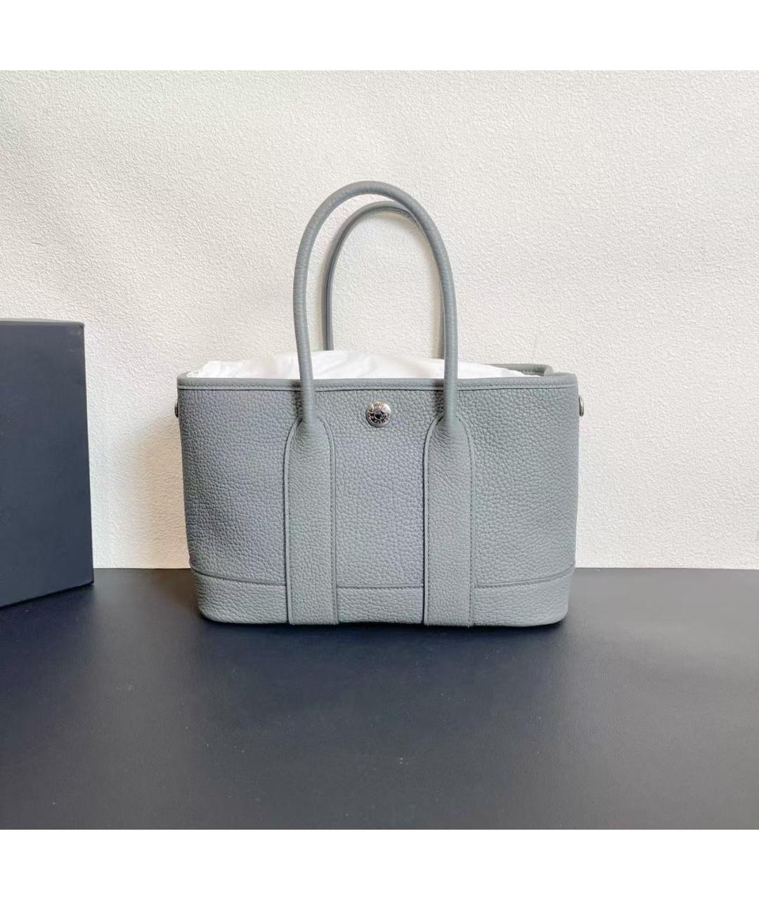 HERMES Кожаная сумка с короткими ручками, фото 3