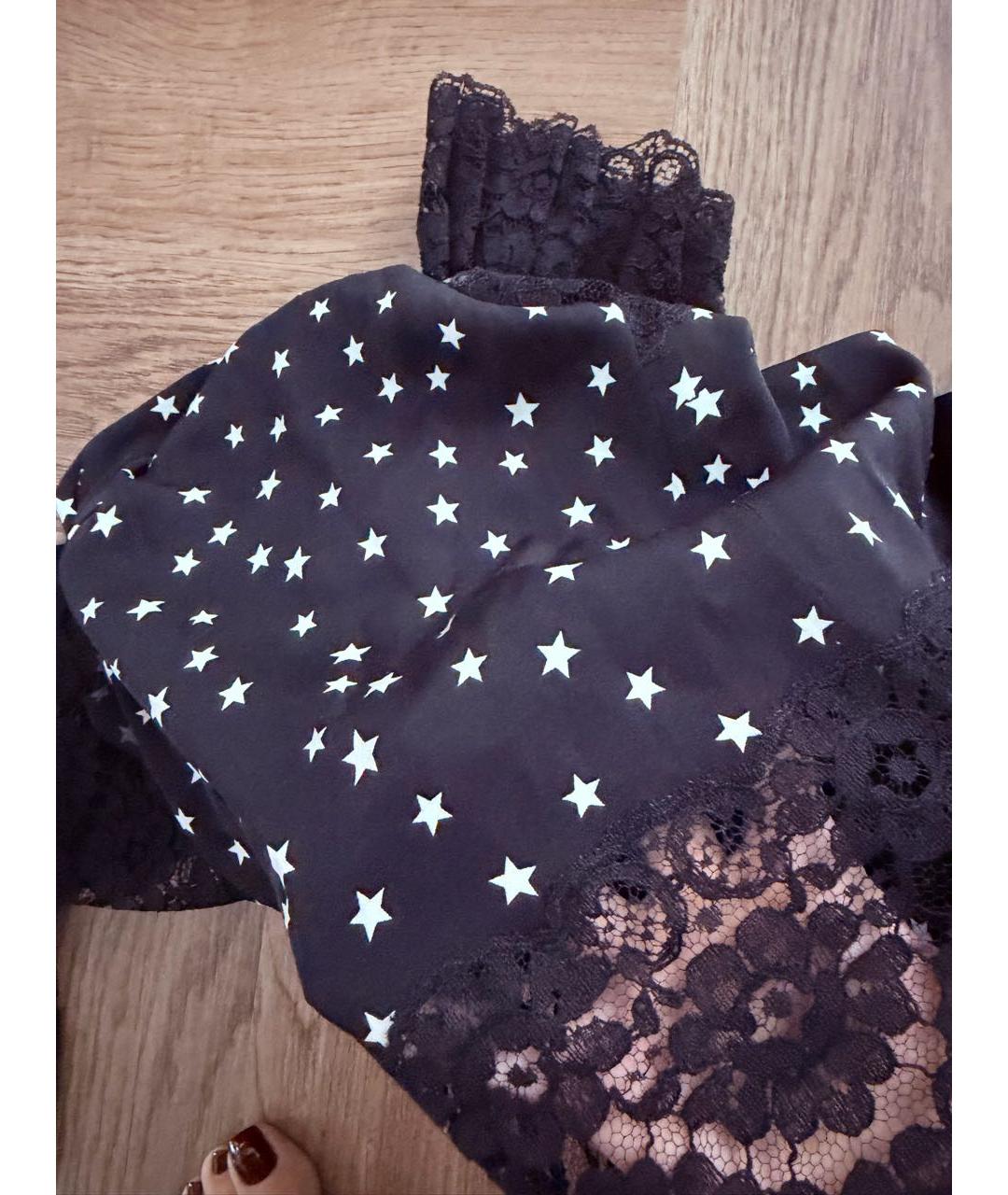 DOLCE&GABBANA Черное шелковое коктейльное платье, фото 5