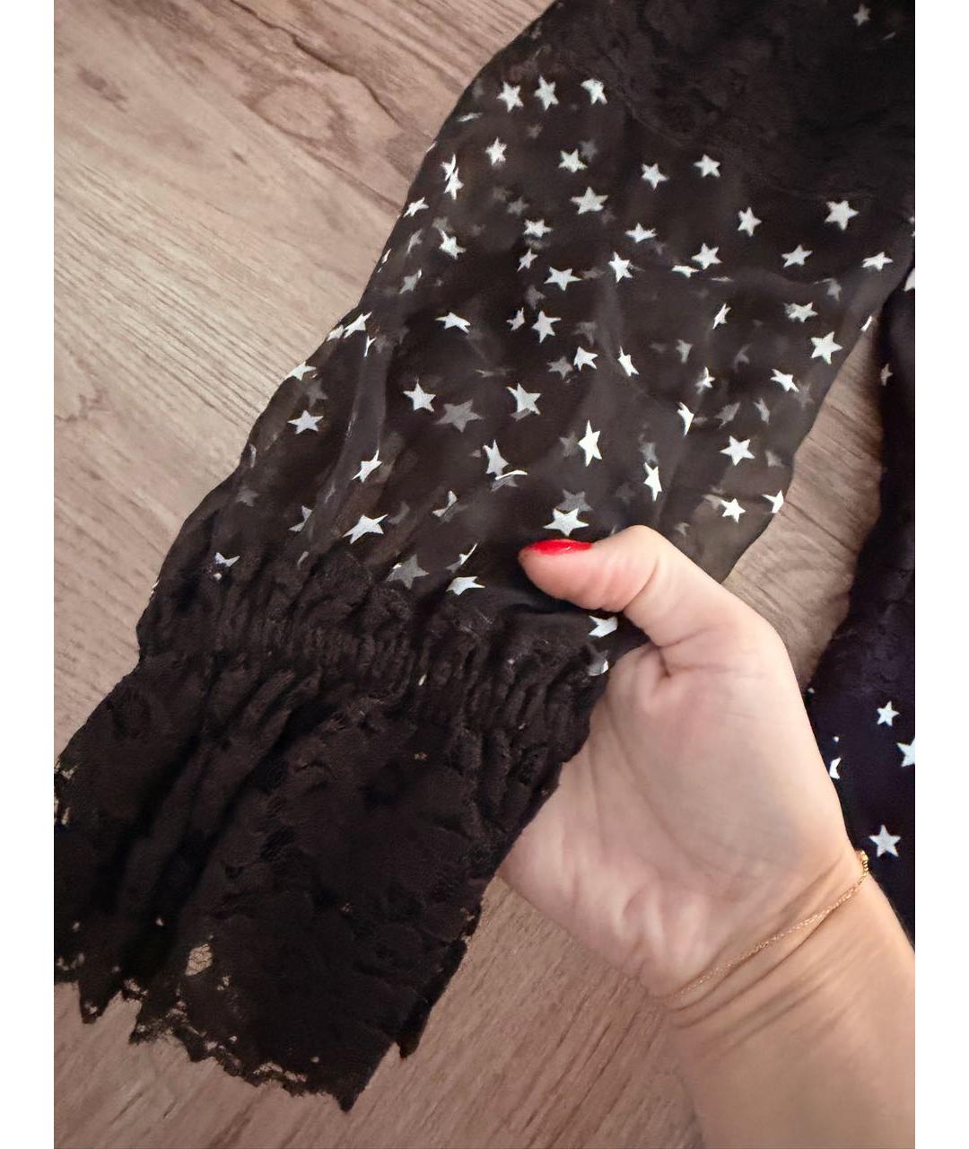 DOLCE&GABBANA Черное шелковое коктейльное платье, фото 6