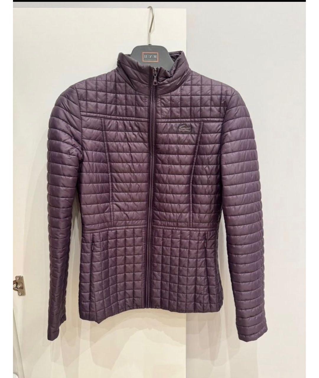 LACOSTE Фиолетовая полиамидовая куртка, фото 9