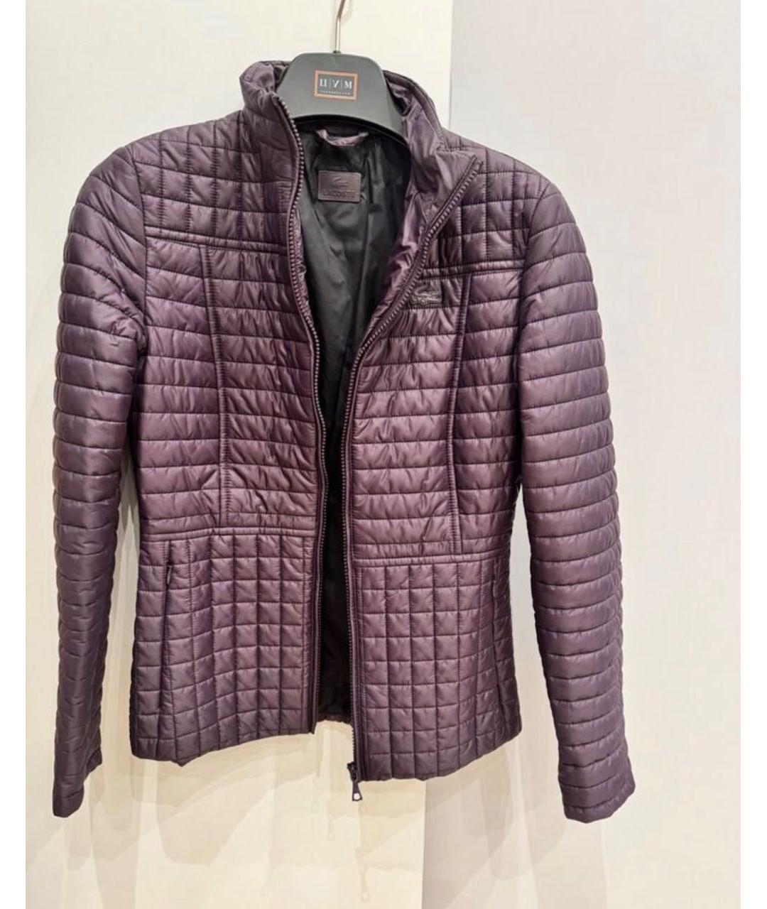 LACOSTE Фиолетовая полиамидовая куртка, фото 3