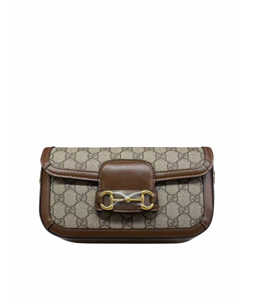 GUCCI Коричневая сумка через плечо, фото 1