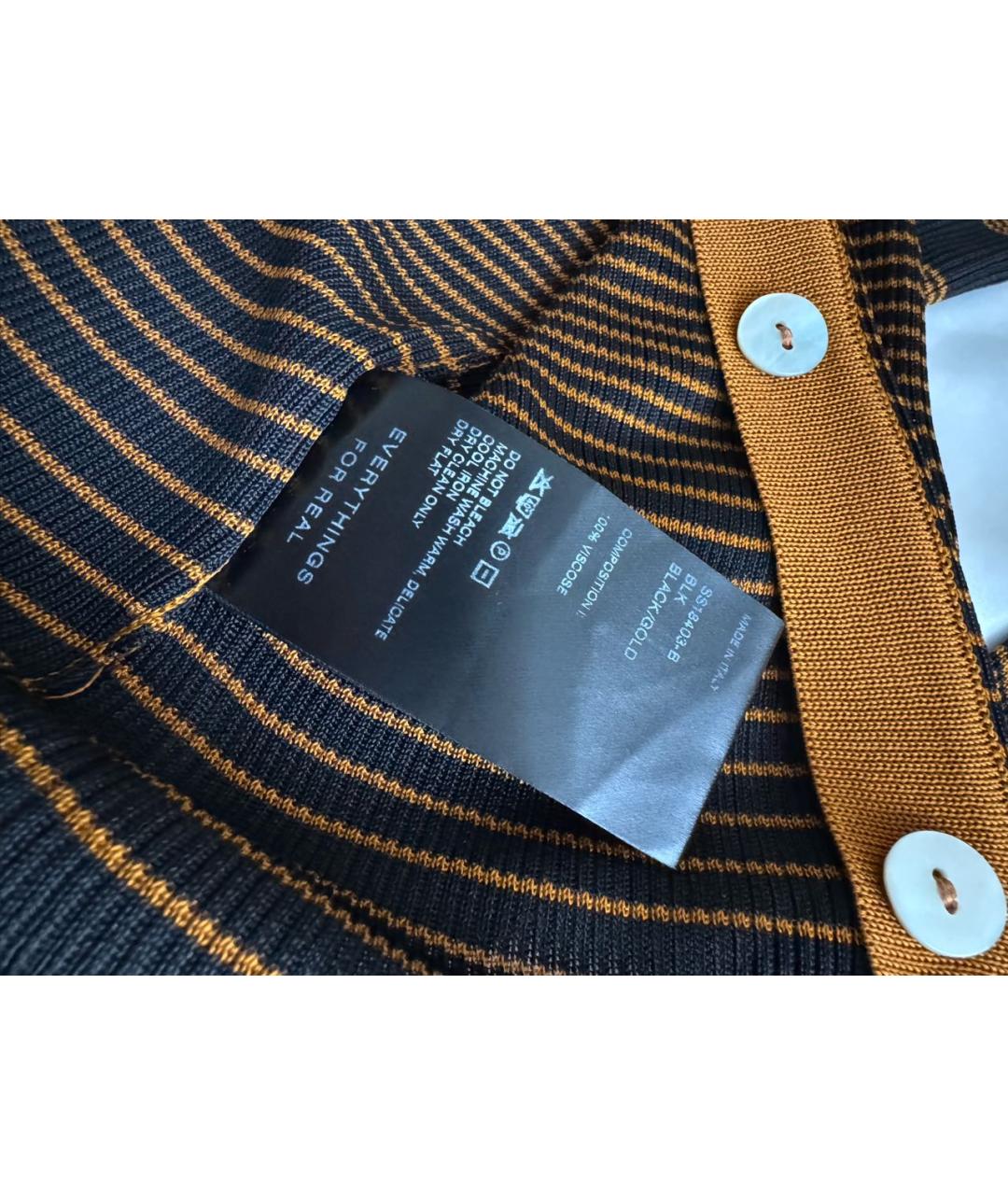 WALES BONNER Оранжевый вискозный кардиган, фото 8