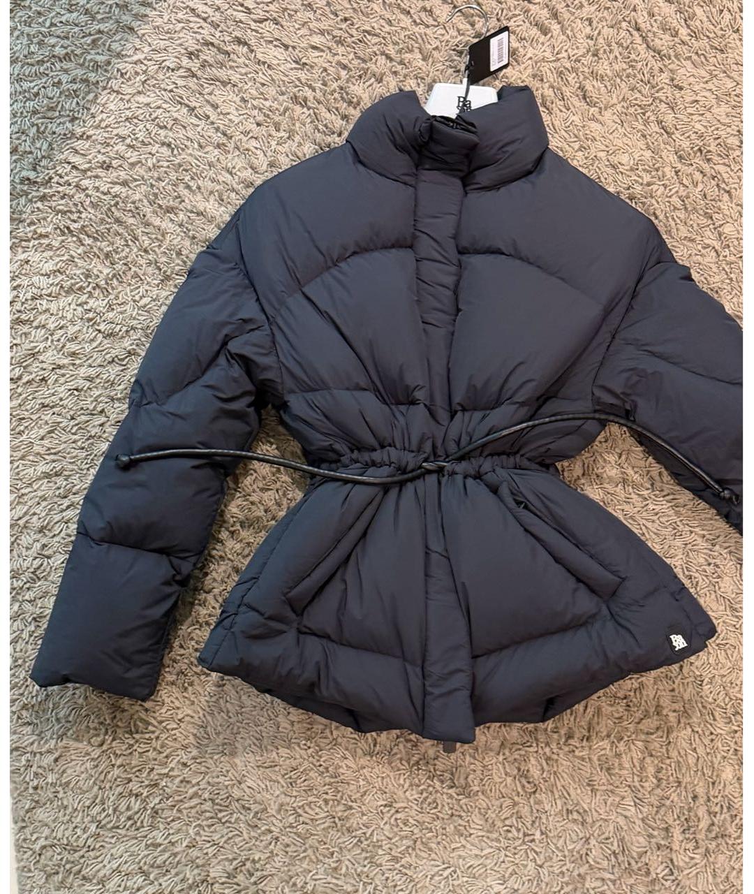 BACON Черный полиамидовый пуховик, фото 3