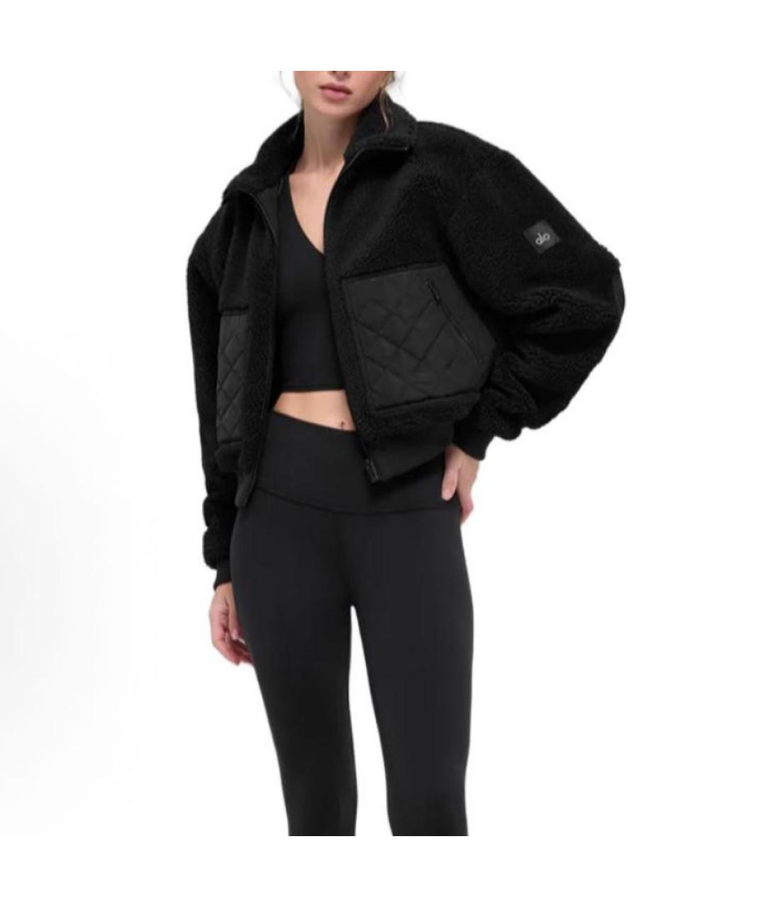 ALO YOGA Черная куртка, фото 2