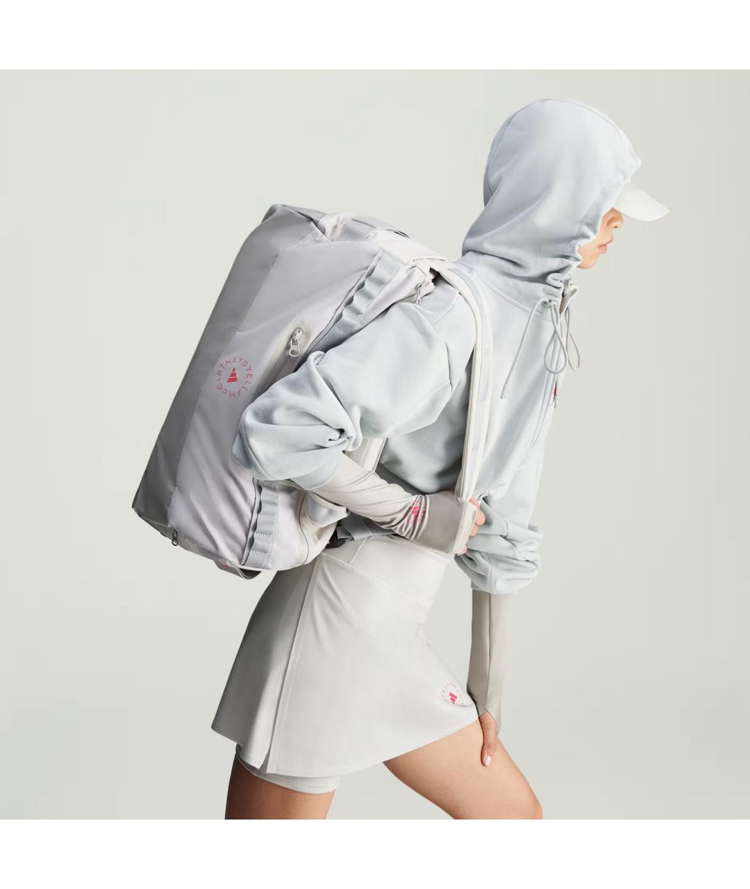 ADIDAS BY STELLA MCCARTNEY Серая дорожная/спортивная сумка, фото 2