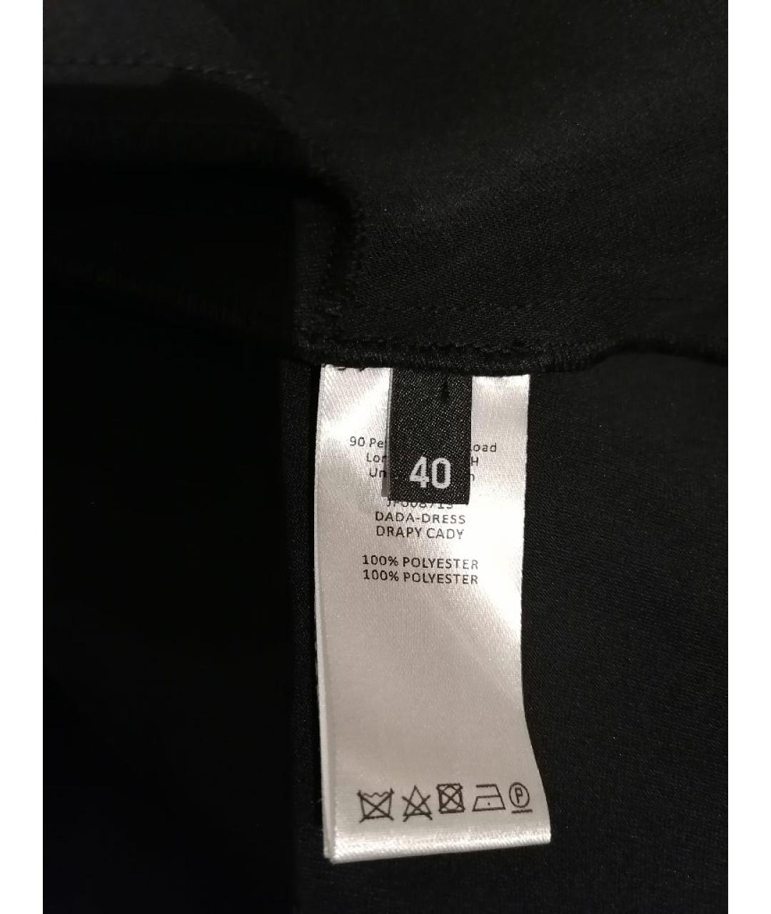 JOSEPH Черное полиэстеровое повседневное платье, фото 5