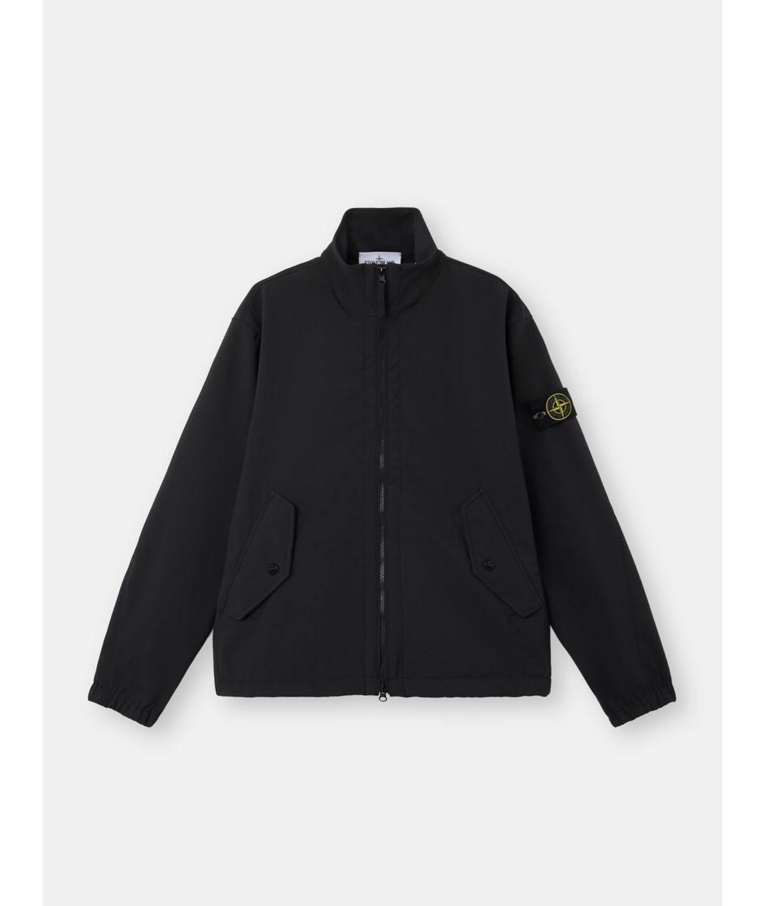 STONE ISLAND Черная полиэстеровая куртка, фото 7