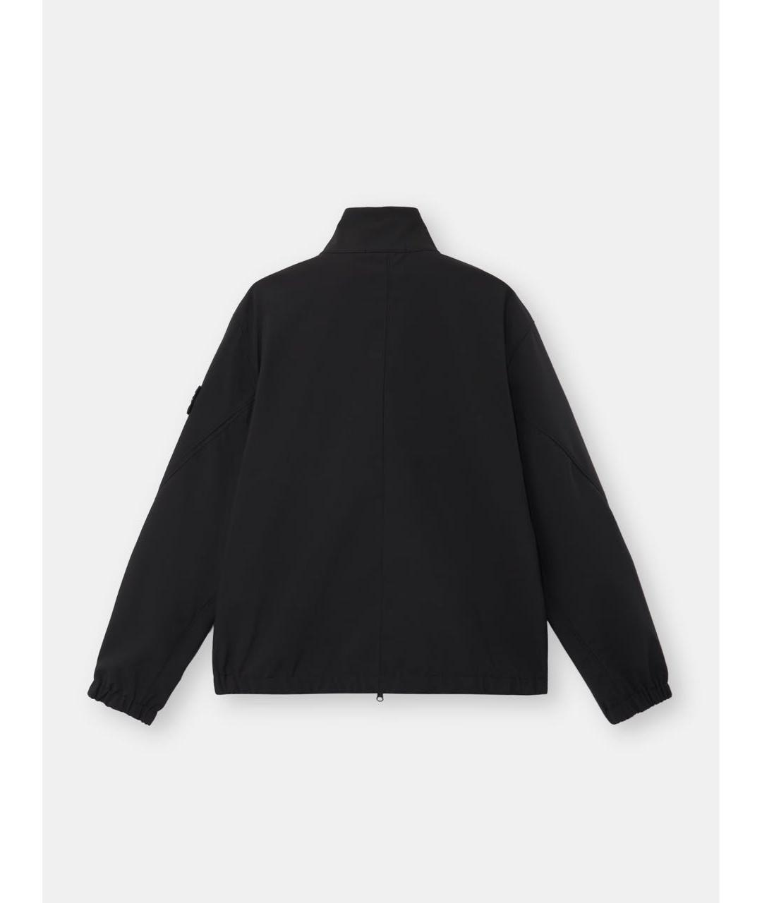 STONE ISLAND Черная полиэстеровая куртка, фото 2