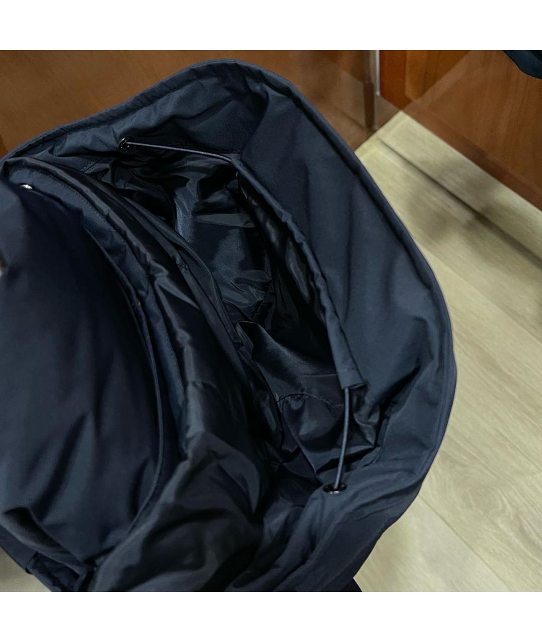 PAUL & SHARK Темно-синий полиэстеровый пуховик, фото 6