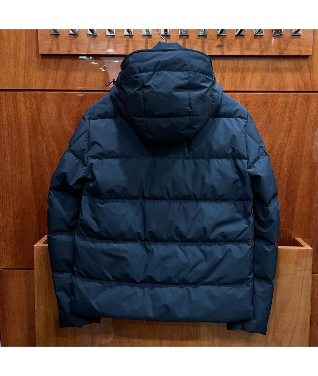 PAUL & SHARK Темно-синий полиэстеровый пуховик, фото 2