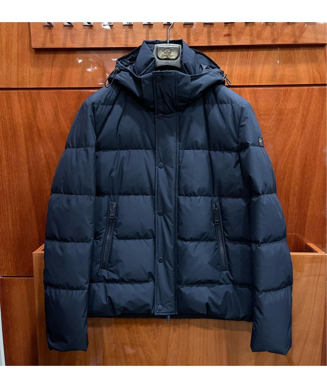 PAUL & SHARK Темно-синий полиэстеровый пуховик, фото 7