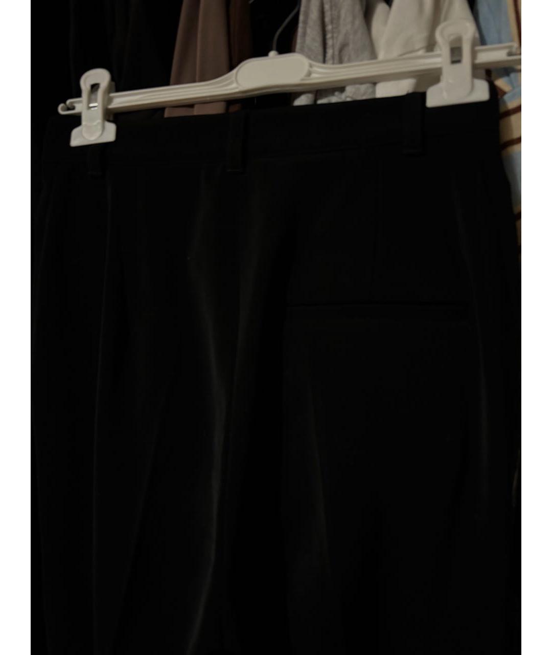 BALENCIAGA Черные хлопковые брюки узкие, фото 4