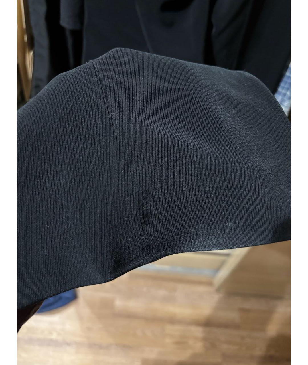 BALENCIAGA Черные хлопковые брюки узкие, фото 5