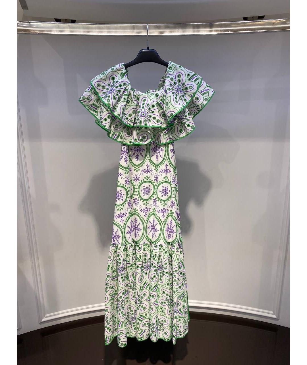 CHARO RUIZ Мульти хлопковое повседневное платье, фото 3